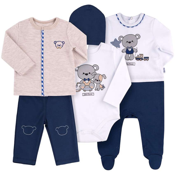 Bembi Art.KP210-180 Детский комплектик из 6 частей 100% хлопок