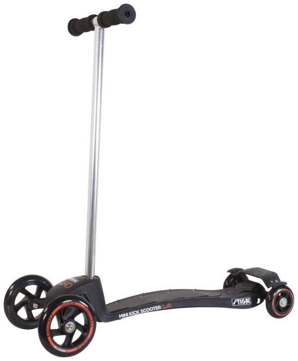 Stiga Mini самокат Quad Black Art. 80-7393-01 Skrejritenis