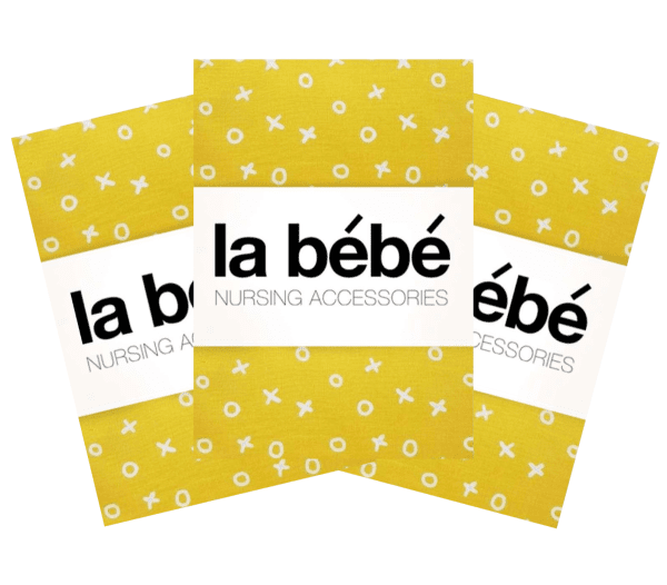 La Bebe™ Set 75x75(3) Art.101609 TicTacToe Комплект детских пеленочек [хлопок/сатин] 75x75cm (3 шт.)
