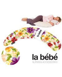 La Bebe™ Moon Maternity Pillow Art.120636 Summer Большая подушка для беременных с наполнителем из Memory Foam (особенно мягкий и тихий наполнитель) 185cm