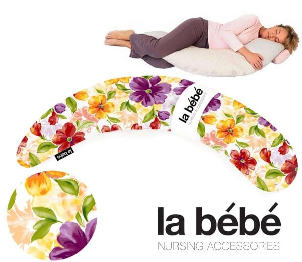 La Bebe™ Moon Maternity Pillow Art.120636 Summer Большая подушка для беременных с наполнителем из Memory Foam (особенно мягкий и тихий наполнитель) 185cm