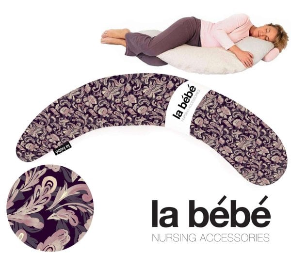 La Bebe™ Moon Maternity Pillow Art.98132 Baroque Большая подушка для беременных с наполнителем из Memory Foam (особенно мягкий и тихий наполнитель) 185cm