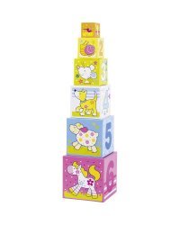 Goki Stacking Blocks Art.58508 Кубики-Учимся считать