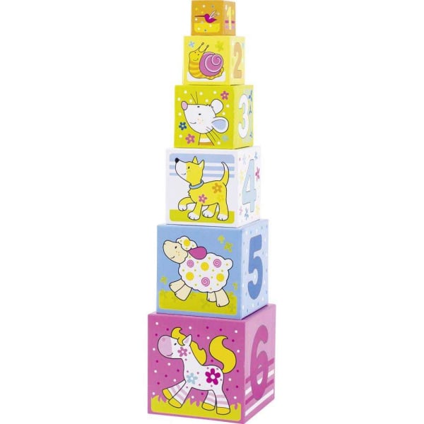 Goki Stacking Blocks Art.58508 Кубики-Учимся считать