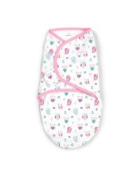 Summer Infant Art.56356 SwaddleMe Cahoots Хлопковая пелёнка для комфортного сна, пеленания 3,2 кг до 6,4 кг.