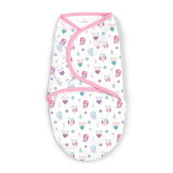 Summer Infant Art.56356 SwaddleMe Cahoots Хлопковая пелёнка для комфортного сна, пеленания 3,2 кг до 6,4 кг.