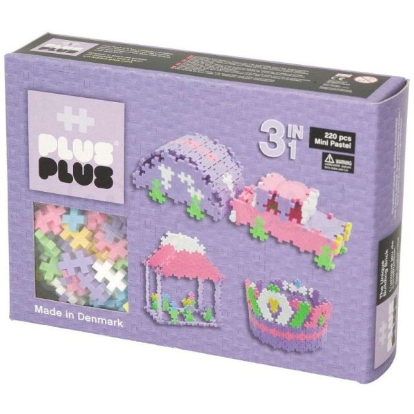 Plus Mini Pastel 3 in 1 Art.3712 Конструктор,220шт
