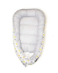La Bebe™ Babynest Cotton Art.106220 Color dots Гнездышко – кокон для новорожденных