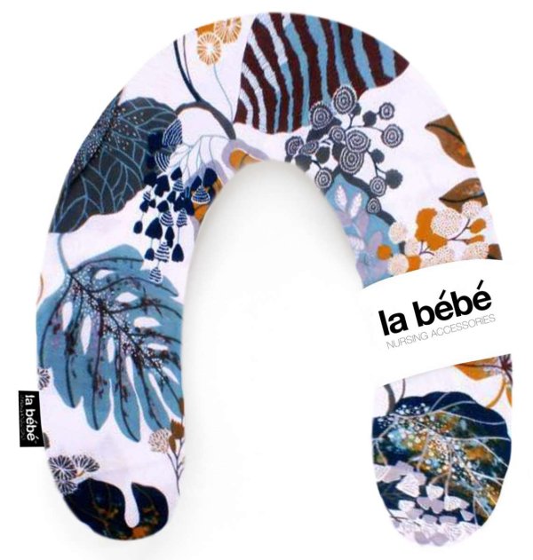La Bebe™ Rich Maternity Pillow Art.12603 Spring Bud Подкова для сна, кормления малыша 30x104 cm