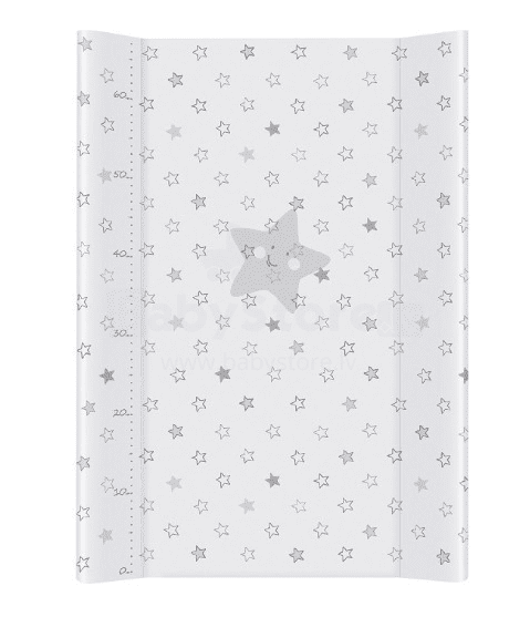 Ceba Baby Strong Stars Grey Art.106693 Матраc для пеленания (80x50cm)