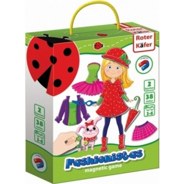 Roter Käfer Magnetic Game Dress Up Art.RK2110-01 Магнитная игра Дизайнеры моды (Vladi Toys)