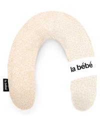 La Bebe™ Rich Maternity Pillow Art.49527 Pink Red Dots Подкова для сна, кормления малыша, 30x104 cm