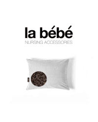 La bebe™ Pillow Eco Green 30x40 Art.86120 Beige/Grey Подушка из мягкой мебельной ткани VELVET на молнии с наполнение из гречневой шелухи с дополнительным внутренним чехлом из хлопка 30x40см
