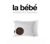 La bebe™ Pillow Eco Green 30x40 Art.86120 Beige/Grey Подушка из мягкой мебельной ткани VELVET на молнии с наполнение из гречневой шелухи с дополнительным внутренним чехлом из хлопка 30x40см
