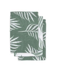 Jollein Muslin Face Ash Green Art.536-­848­-65313 Высококачественная муслиновая пелёнка для лица, 3 шт. (15х21 см)