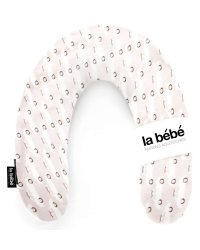 La Bebe™ Rich Maternity Pillow Art.24432 Beige Cars Подковка для сна, кормления малыша, 34x104 cm