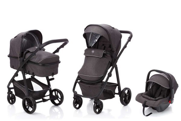 Обложка книги «Fillikid Panther Art.707-07 Dark Grey Универсальная коляска 3 в 1»