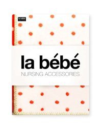 La bebe™ Lamb wool Art.76815 Strawberry Dots Детское шерстяное одеяло/плед из мериносовой шерсти (New Zeland), 100х70 см