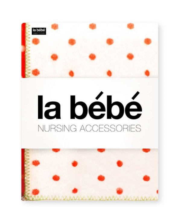 La bebe™ Lamb wool Art.76815 Strawberry Dots Детское шерстяное одеяло/плед из мериносовой шерсти (New Zeland), 100х70 см