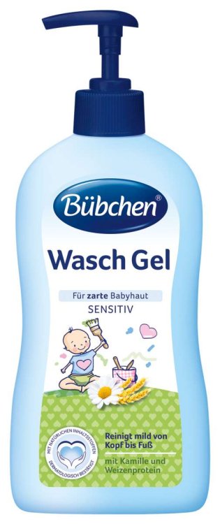 Обложка книги «Bubchen Wash Gel Art.TB20 Гель для купания младенцев с ромашкой, 400 мл»