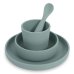 Обложка книги «Jollein Dinner Set Silicone Ash Green Art.705-007-00095 Набор посуды из силикона»