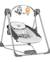 Lionelo Lo-Otto Art.165801 Grey Переносные вибрирующие детские качели