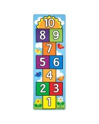 Melissa&amp;Doug Hopscotch Rug Art.19402 Детский коврик для игр с цифрами 199x67см
