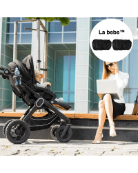 La bebe™ Wheel Cover M (26-31 cm) Art.135675 Black, Riepu pārvalki, 2 gab