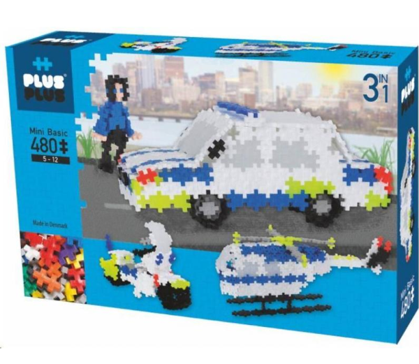 Plus Mini Basic Police Art.3770 Конструктор,480шт