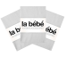 La Bebe™ Set 75x75(3) Art.85197 Grey Комплект детских пеленочек [хлопок/сатин] 75x75cm-3 шт.