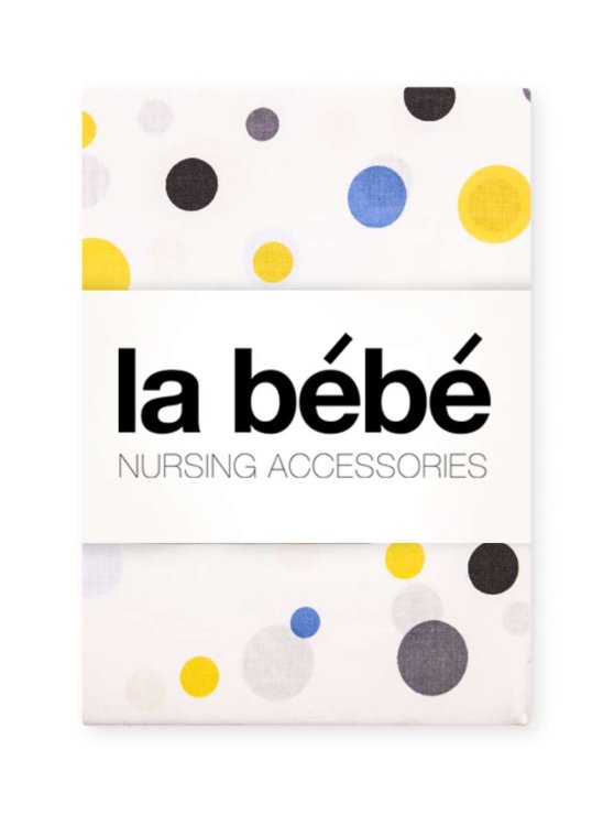La Bebe™ Cotton 75x75 Art.69713 Dots Хлопковая пеленка для малышей 75x75 см