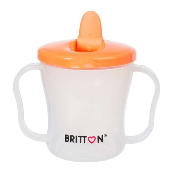 Britton First Cup Art.B1522 Кружечка-непроливайка с носиком, 200мл