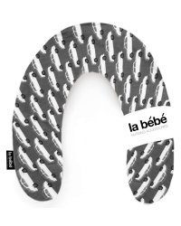 La Bebe™ Rich Maternity Pillow Art.49549 Grey Cars Подковка для сна, кормления малыша 30x104 cm