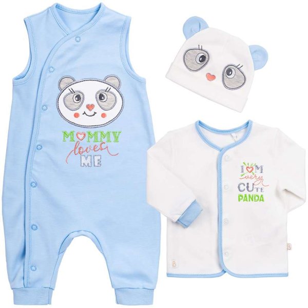 Bembi Art.KP186-410 Детский комплектик из 3 частей 100% хлопок