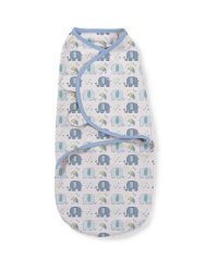 Summer Infant Art.56586 SwaddleMe Хлопковая пелёнка для комфортного сна, пеленания от 3,2 кг до 6,4 кг.