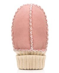 Fillikid Lammfell Grosse Art.B65-2-12 Rosa рукавички для новорожденных из шерсти