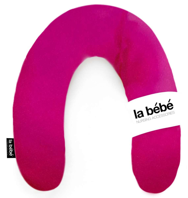 La Bebe™ Rich Maternity Pillow Art.15693 Raspberry Подкова для сна, кормления малыша, 30x104 cm