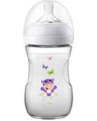 Philips Avent Natural Art.SCF070 / 22 кормление из бутылочки с соской в ​​медленном потоке, 1M + 260ml