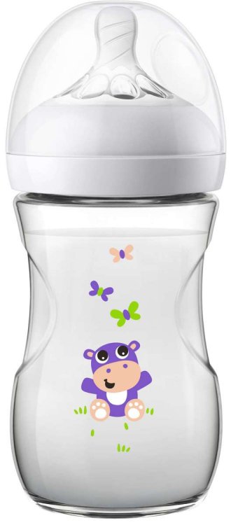 Philips Avent Natural Art.SCF070 / 22 кормление из бутылочки с соской в ​​медленном потоке, 1M + 260ml