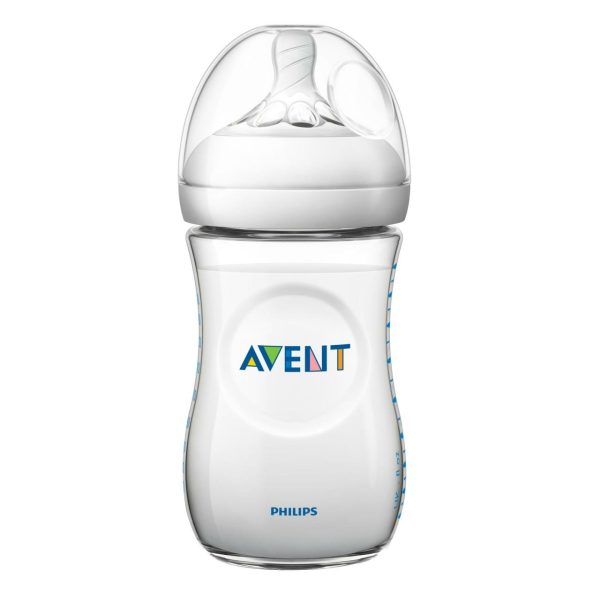 Philips Avent Natural Art.SCF033 / 17 кормление из бутылочки с соской в ​​медленном потоке, 1M + 260ml