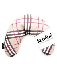 La Bebe™ Mimi Nursing Satin Pillow Art.80961 London Подкова для сна, кормления малыша 19*46cm