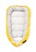 La Bebe™ Babynest Cotton Art.42110 Yellow/Grey Гнездышко – кокон для новорожденных
