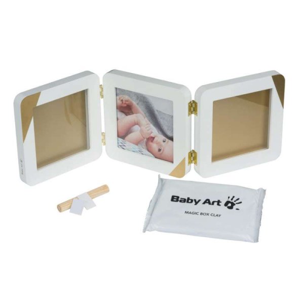 Baby Art Hand &amp; Footprint art.3601098600 Рамочка тройная