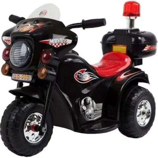 TLC Baby Motorcycle Art.WDLQ998 Black Детский электромотоцикл с аккумулятором