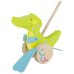 Goki Crocodile Art.VG54911 Kрокодил на колесиках
