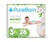 Обложка книги «Pureborn Single 3 Organic Bamboo Art.121310 Экологические подгузники-трусики 3 размер, 5.5-8 кг»