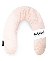 La Bebe™ Rich Cotton Nursing Maternity Pillow Art.55750 Pink Dots Подкова для сна / кормления малыша 30x104 cm