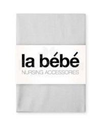La Bebe™ Satin 100x135 Art.82516 Grey Детский хлопковый пододеяльник 100x135см