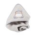 Fillikid Hippo Art.1032-07 Grey Махровое полотенце с капюшоном 75 х 75 см