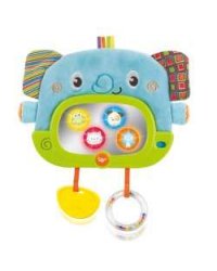 Winfun Art.0175 Elephant Crib Toy Музыкальная подвеска с зеркальцем